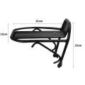 Aluminum Alloy Bike Cargo Front Rack MTB Bike Bicycle Luggage Rack Quick Release Cycling Goods Carrier Pannier Bracket Load 10KG