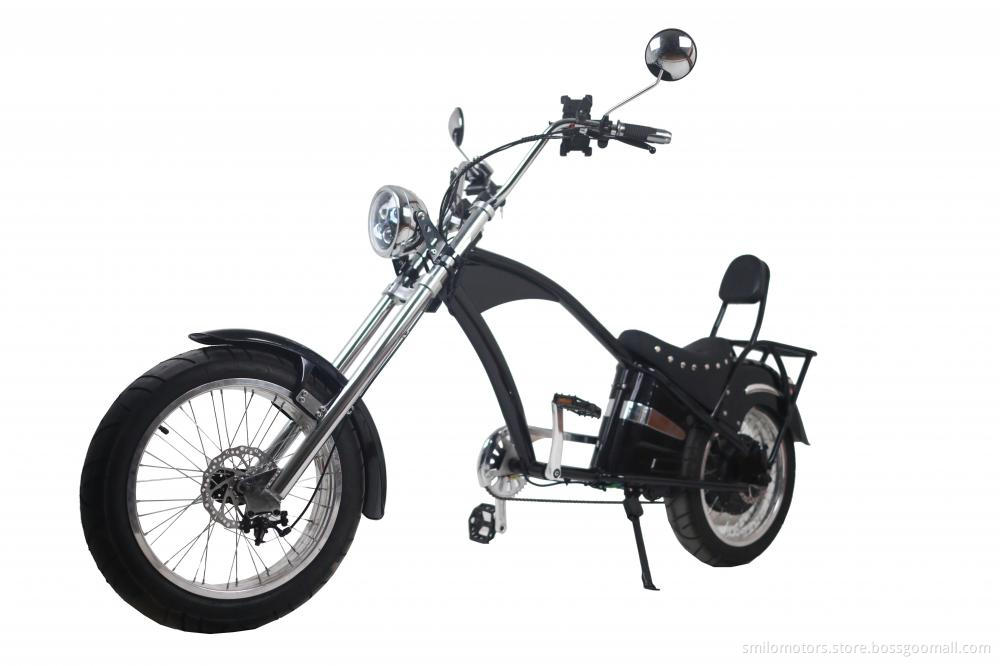 2021 new fashion electric chopper bike bicycle 750w