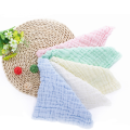 Baby Towel 100% Cotton Square Muslin Baby Towels 6 Layers Water Washing Handkerchief Bibs Newborn Baby Nursing Towel 30*30cm