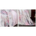 Silk Duvet Cover 1pc 100% Mulberry Silk Printed Floral Silk Multicolor Twin Full Queen King Cal.King other size ls170902