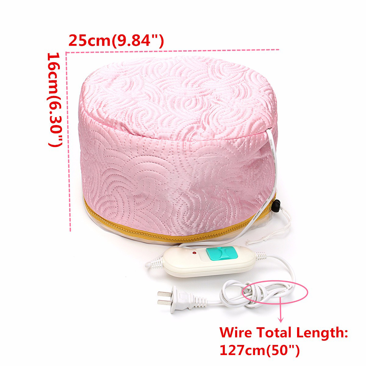 Electric Hair Cap Hat Salon Spa Steamer Hair Thermal Treatment Nourishing Hair Mask Baking Oil Cap Hair Dryers Heat Hat Safety