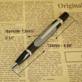 ACMECN Classic Hardware Braid Pen Black Lacquer 43g Metal Heavy Brass Mini Ball Pen Business Gifts Famous Brand MB Ballpoint Pen