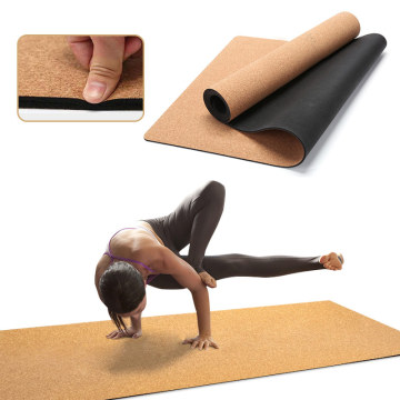 Natural Cork TPE Yoga Mat Non-Slip Pilates Exercise Mats Fitness Gym Sports Slimming Balance Training Pads Mat коврик для йоги