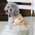 Newly Princess Dog Dresses high-luminance color Dog Clothes Bow Tutu Princess Dress Puppy Lace Skirt Wedding Party Pet Apparel