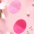 EAS-Electric Silicone Facial Cleansing Instrument Face Washing Brush Ultrasonic Vibration Massage Facial Pore Cleaner Beauty Too