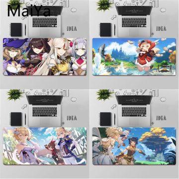 Maiya Top Quality Genshin Impact Durable Rubber Mouse Mat Pad Free Shipping Large Mouse Pad Keyboards Mat