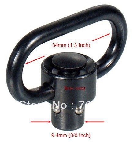 VO Tactical Push Button Sling Swivel Loop Picatinny Weaver QD Mount Comb Heavy Duty Accessories