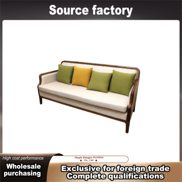 Senior Three Seater Ash Wood Sofa