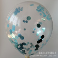 12Inch/ 50/100pcs Transparent Sequined Colorful Aluminum Foil Paper Scraps Balloon Children's Birthday Festival Decoration