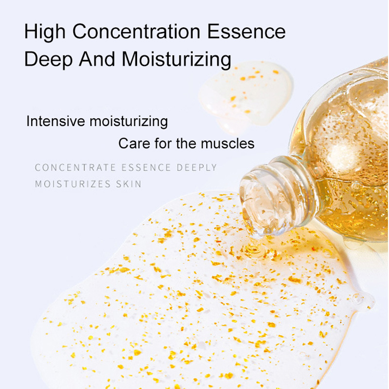 Skin Care 24K Gold Essence Hyaluronic Acid liquid Anti Wrinkle Face Care Moisturizing Serum Anti Aging Wrinkle Whitening