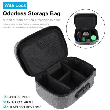 Smell Proof Bag With Combination Lock Waterproof Odor Proof Stash Storage Case For Home Travel Medicine Storage Bag