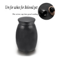 Black Aluminum Alloy Urn Pets Dog Cat Paw Print Tree of Life Cremation Ashes Urn Keepsake Casket Human Dog Memorials