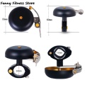 Aluminium Alloy Bicycle Bell Gold Black Color Metal Ring Bicycle Call Bike Accessories Safety Horn Sound Alarm Bel sepeda Sepeda