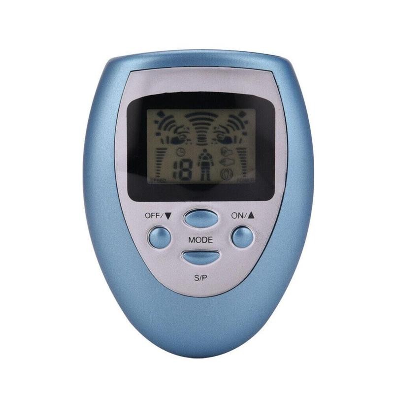 Electric Digital Therapy Machine LCD Screen Massage 4 Machine Muscle Body Massager Physiotherapy Pads Tens Slim Acupuncture H6F4