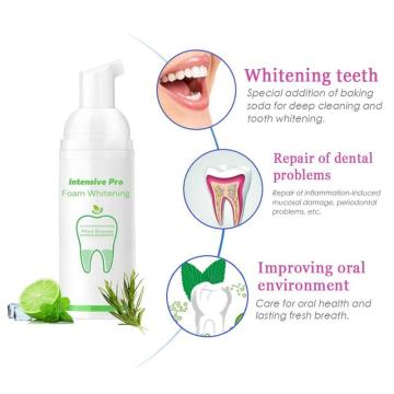 60ml Oral CareTeeth Toothpaste Whitening Foam Natural Teeth Liquid Dropship Cleaning Oral Toothpast Product Hygiene Whiteni X8N7