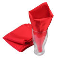 10Pcs Red Square Cloth Napkins for Holiday Party Banquet Wedding Hotels Decor