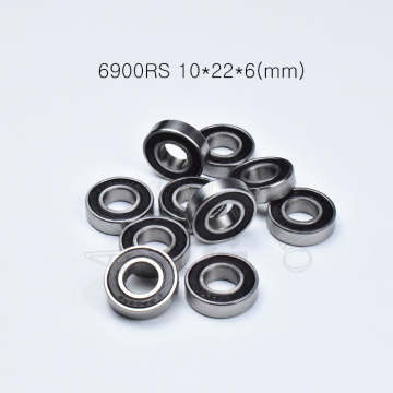 6900RS 10*22*6(mm) 10pieces free shipping bearings ABEC-5 6900 chrome steel bearing Rubber sealed bearing Thin wall bearing