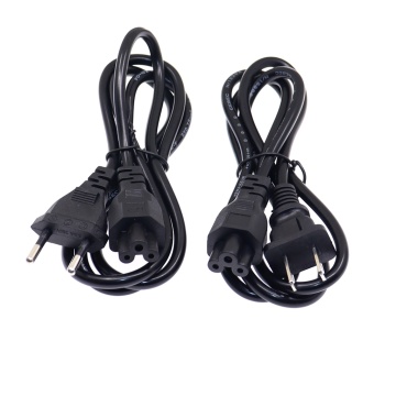 1.2m EU/US Plug to C5 AC Power Supply Adapter Cord Univesal extension Cable Lead 3-Prong for Laptop Charger Power Cords 1000W