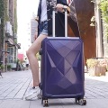 20``22/24/26/28 inch Rolling luggage set travel suitcase spinner wheels trolley luggage bag case Diamond Silver suitcase Women's