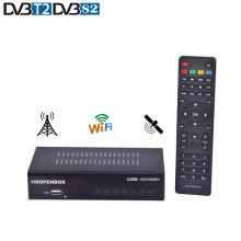 HDOPENBOX Satellite TV Receiver Combo TV BOX DVB T2/DVB S2 H.264 Satellite Receiver Support CA Receptor