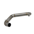 ZS MOTOS Motorcycle Exhaust Middle Pipe For KTM Duke 200 Duke 390 Stainless Steel Motorbike Exhaust Escape System