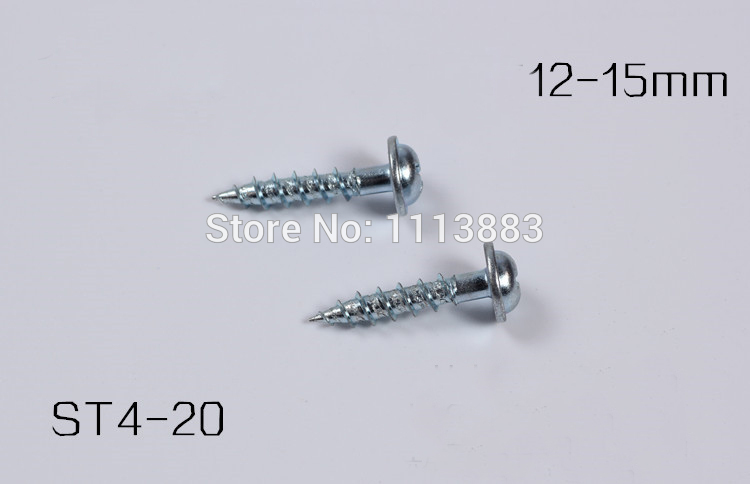 100PCS/LOT ST4-20/25/38 High Strength Self-tapping Screw Self Tapping Screws for Pocket Hole Jig(for 12-45mm thickness board)