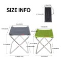 Portable Folding Chair Camping Outdoor Stainless Steel Chair Spring Fishing Hiking Barbecue Essential Foldable Stool Se6