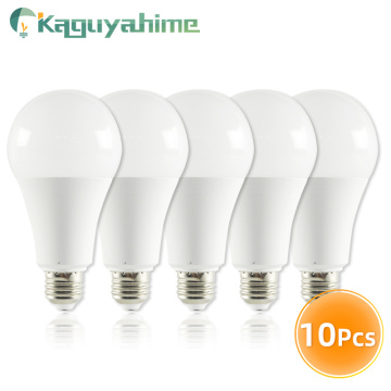 Kaguyahime 10Pcs Dimmable E27 LED 220V Lamp LED E27 Bulb E14 24W 20W 15W 12W 9W High Bright LED Light Lampada Lampara Bombilla