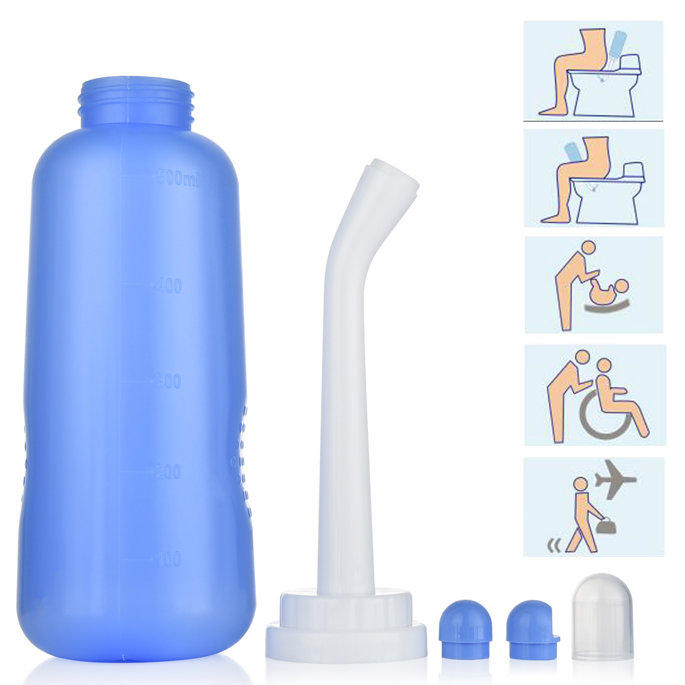 500ml Travel Sprayer Hygiene Bidet Toilet Seat Tackle Bidet Bottle Washing Hygiene Personal Cleaner Portable Washing Sprayer