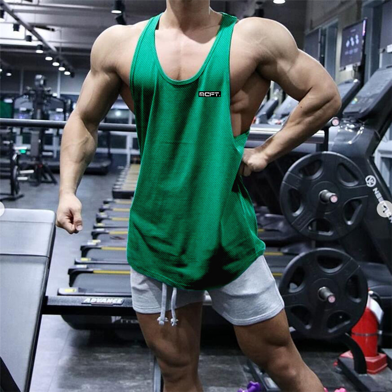 Muscle Guys New Mesh Men's Tank Top Casual Sports Workout Man Singlets Gym Fitness Clothing Bodybuilding Sleeveless Vest