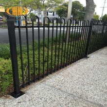 Haiao galvanized bow top steel fence panels
