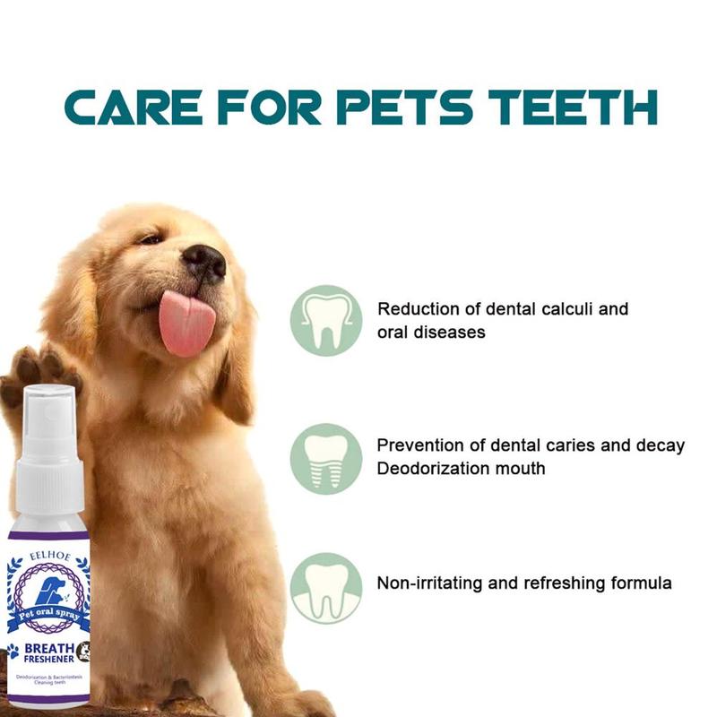 30/60ml Pet Care Mouthwash Spray Dog Cat Teeth Breath Cleaning Freshener Mouth Cleaner Supplies Of Eliminate Bad Breath Tartar