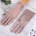 Women's Summer Gloves Touch Screen Lace Glove Non-slip Sun Protection Short Thin Glove Fashion Sunscreen Driving Gloves