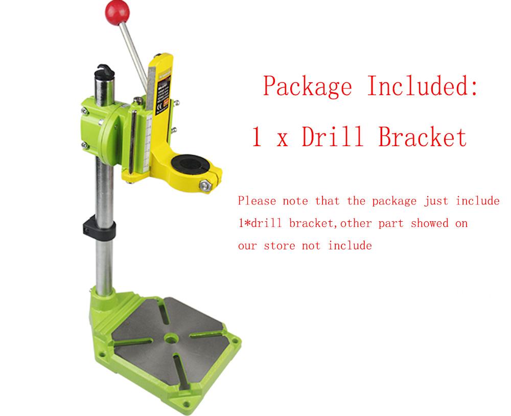 MINIQ Electric Power Drill Press Stand Table for Drills Workbench Clamp Drilling Collet 0 90 degrees