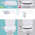 Bidet Toilet Seat Attachment Ultra-thin 5mm Non-electric Self-cleaning Dual Nozzles Frontal & Rear Wash for Cold Water