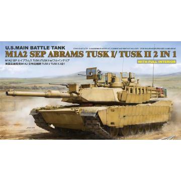 RYE RM5026 1/35 M1A2 SEP ABRAMS TUSK I/TUSK II 2 IN 1 With Full Interior