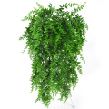 Artificial Plastic Persian Fern Tree Leaves Plastic Green Simulation Plant Fake Leaves Rattan Classic Home Decoration
