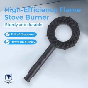 Durable One-Piece Cast Iron Camping Burner