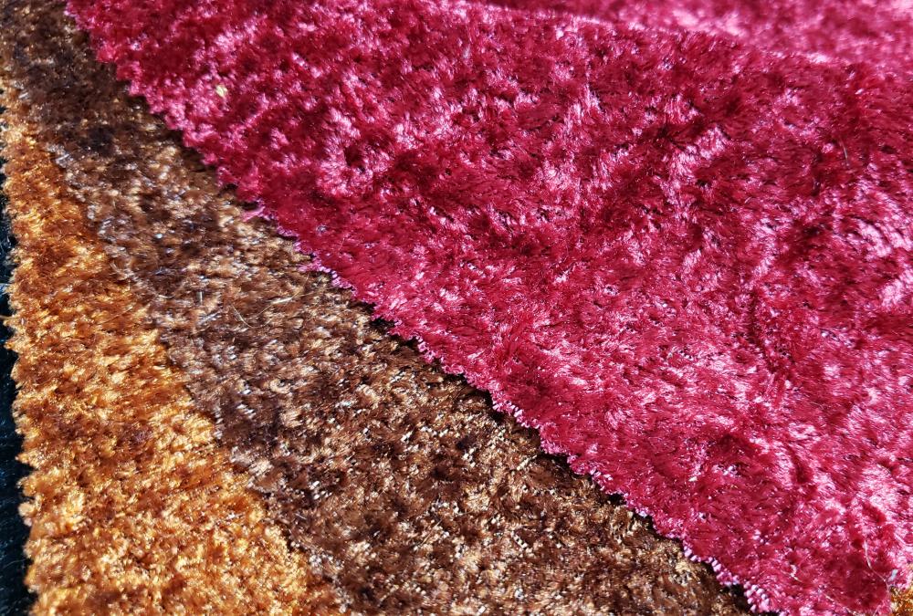 Warp Knitted Velvet Fabric Colorful