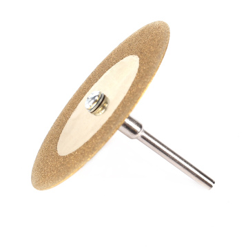 5Pc 20-50mm mini Diamond Cutting Disc Circular Grinding Wheel For Rotary Tool 3mm Shank making slots and slits and flush cutting