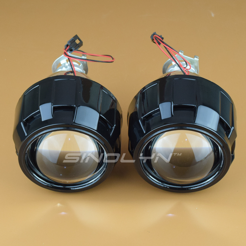 Sinolyn Headlight Lenses HID Projector Bi-xenon Lens 2.5 LHD/RHD Full Kit Retrofit Accessories Car Style H7 H4 4300K 6000K 8000K