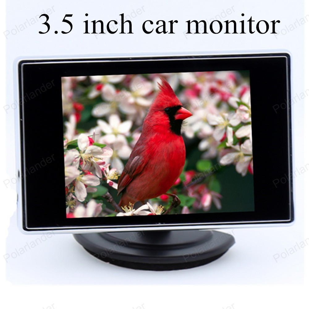 new 3.5 inch digital color TFT LCD rearview car monitors for parking reverse backup camera vehicle driving accessories hot sale