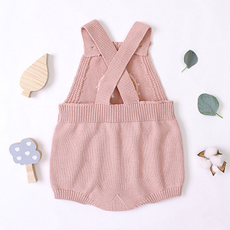Summer Newborn Baby Rompers Rainbow Knitted Baby Clothes Sleeveless Kids Infant Jumpsuit Baby Boy Girl Clothes Toddler Clothing