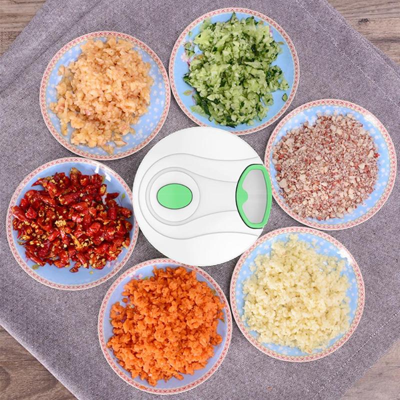 Manual Meat Grinder Food Chopper Household Vegetable Chopper Shredder Multifunction Food Processor Meat Machine Crusher