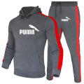 2020 Casual Tracksuit men 2 Piece Set Female Hooded Sweatshirt And Pants Sportwear Suit pullover Hoodies Clothes