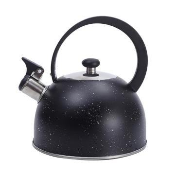 Teakettle Black Whistle Teakettle Moon Handle Heating Water Pot Stylish Heating Water Pot Gas Whistle Boiling Water Kettle f