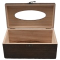 1PC Useful Wooden Retro Tissue Box Cover Paper Napkin Holder Case Home Car Decor