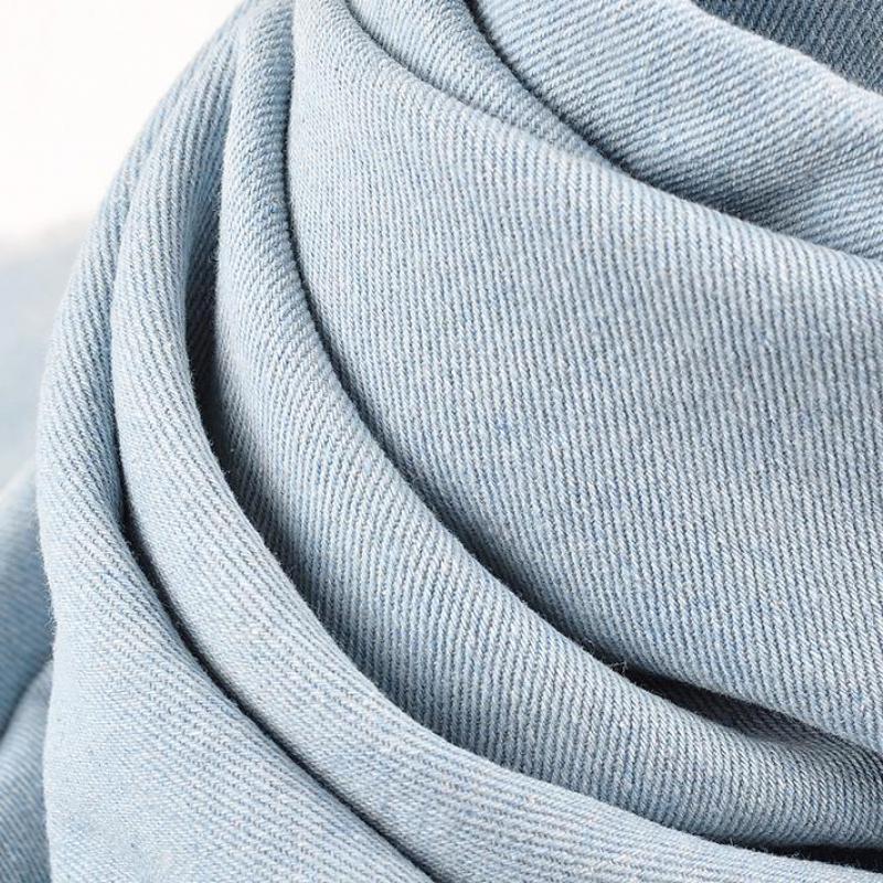 50x147cm Blue Cotton Denim Fabric For Jeans, Heavy Denim Material For Skirt, Textile Bags Telas Italy Fabrics Tissus Au Metre