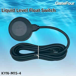 Black 3m float level switch KYN-m15-4