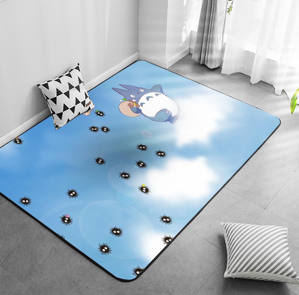 Anime Totoro My Neighbor Cat House Doormat Door Mat Floor Rug Chair Mat Carpet Rug Home Carpet Hotel Living Room Anti Slip